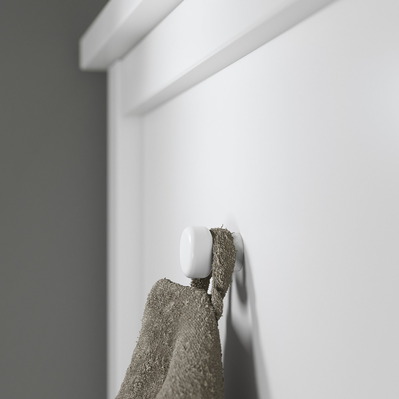 GULLABERG wardrobe, white, 128x64x201 cm