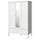 GULLABERG wardrobe, white, 128x64x201 cm