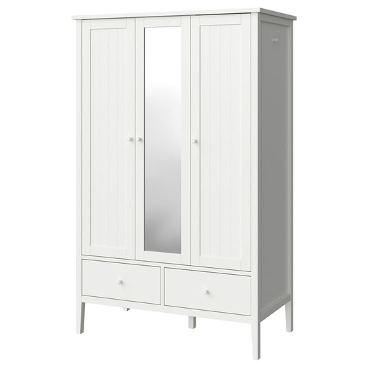 GULLABERG wardrobe, white, 128.0x201.0x64.0 cm