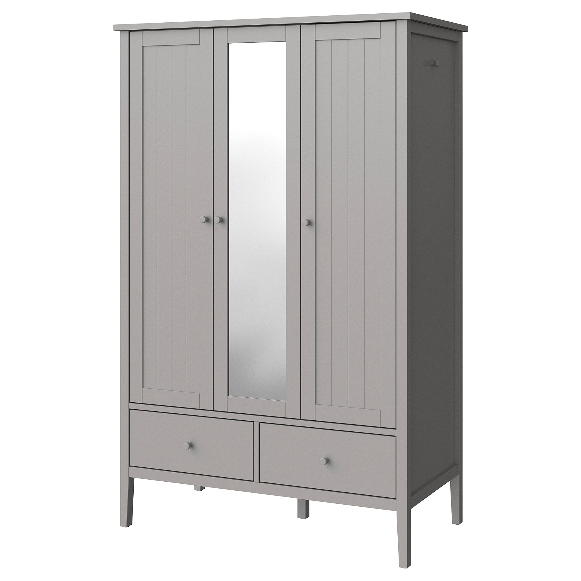 GULLABERG wardrobe, grey, 128x64x201 cm