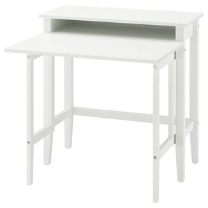 GULLABERG gateleg desk, white, 84x41/91x85 cm