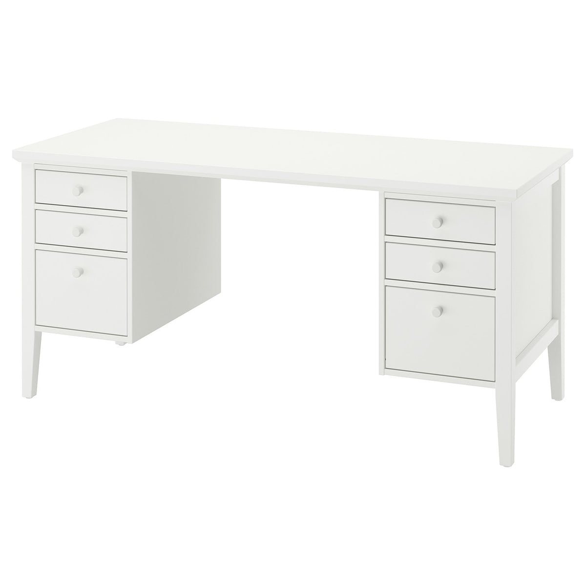 GULLABERG desk, white, 155x65x75 cm