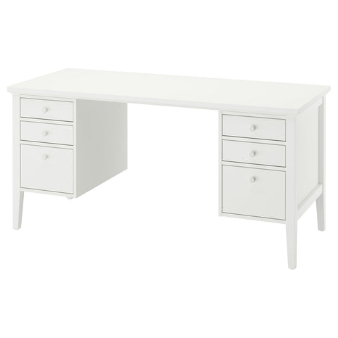 GULLABERG desk, white, 155x65x75 cm