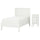 GULLABERG bedroom furniture, set of 2, white, 90x200 cm