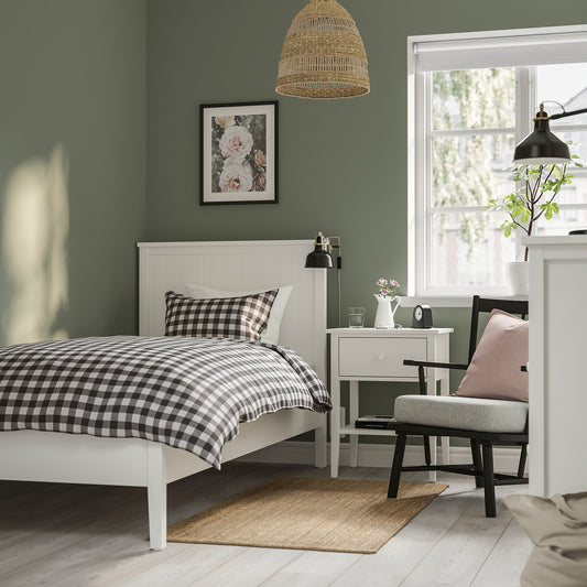 GULLABERG bedroom furniture, set of 2, white, 90x200 cm