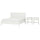 GULLABERG bedroom furniture, set of 3, white, 140x200 cm