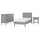 GULLABERG bedroom furniture, set of 3, grey, 90x200 cm