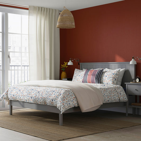 GULLABERG bedroom furniture, set of 3, grey, 160x200 cm