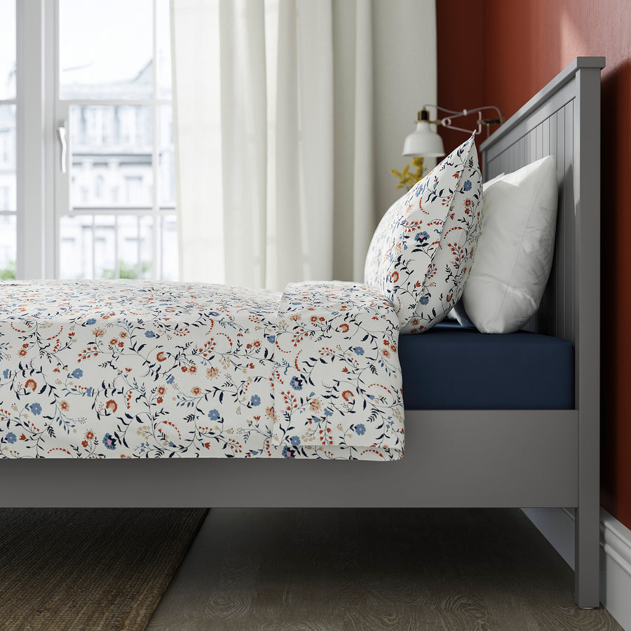 GULLABERG bedroom furniture, set of 4, grey, 200x140 cm