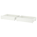 GULLABERG bed storage box, set of 2, white, 200 cm