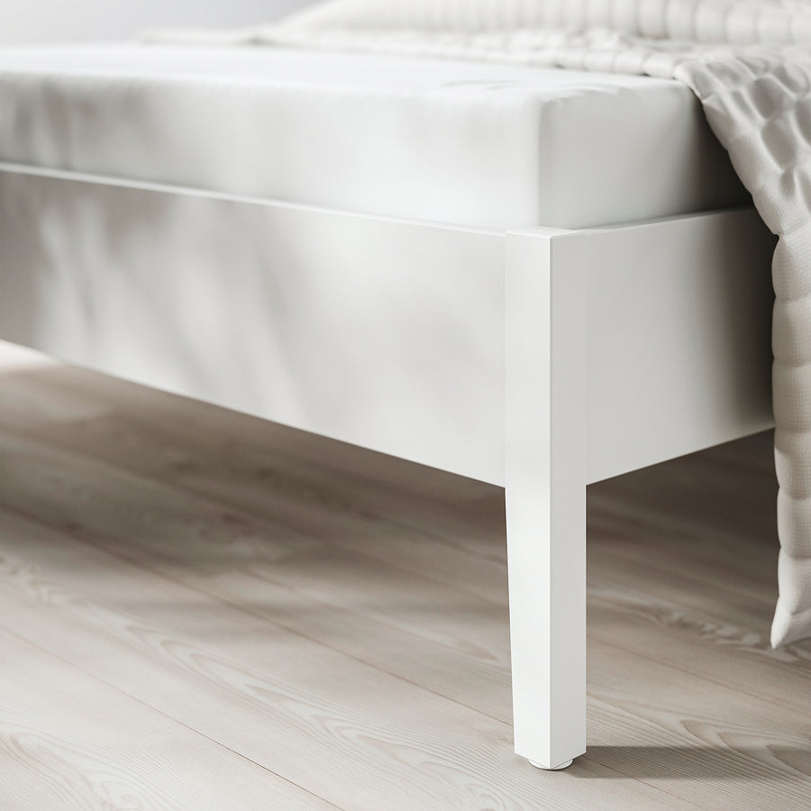GULLABERG bed frame, white/Leirsund, 160x200 cm