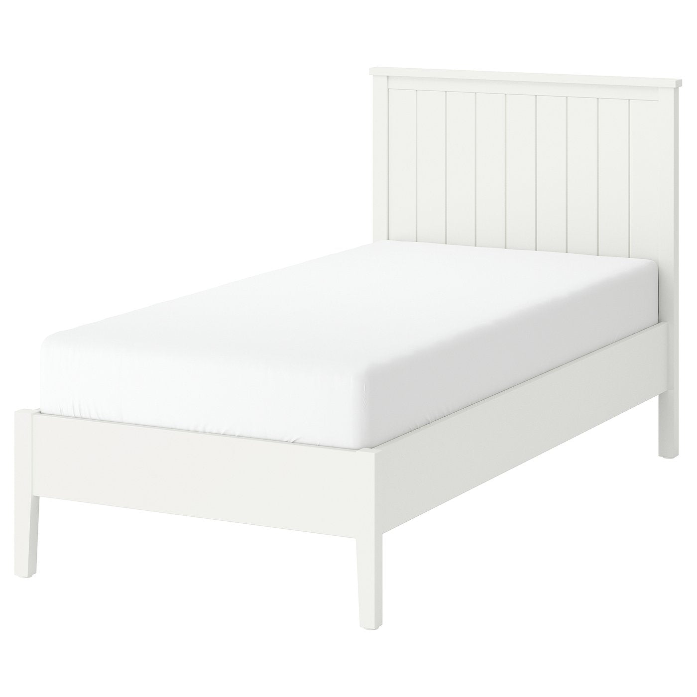 GULLABERG bed frame, white/Lönset, 90x200 cm