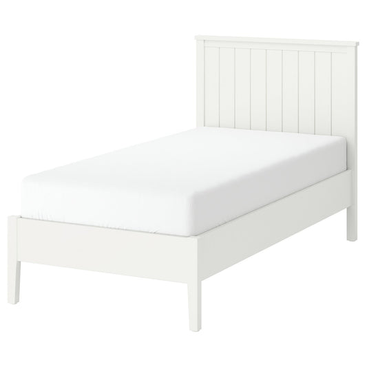GULLABERG bed frame, white/Lönset, 90x200 cm