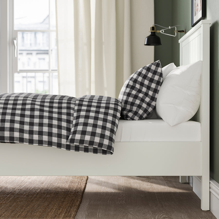 GULLABERG bed frame, white/Luröy, 200x90 cm