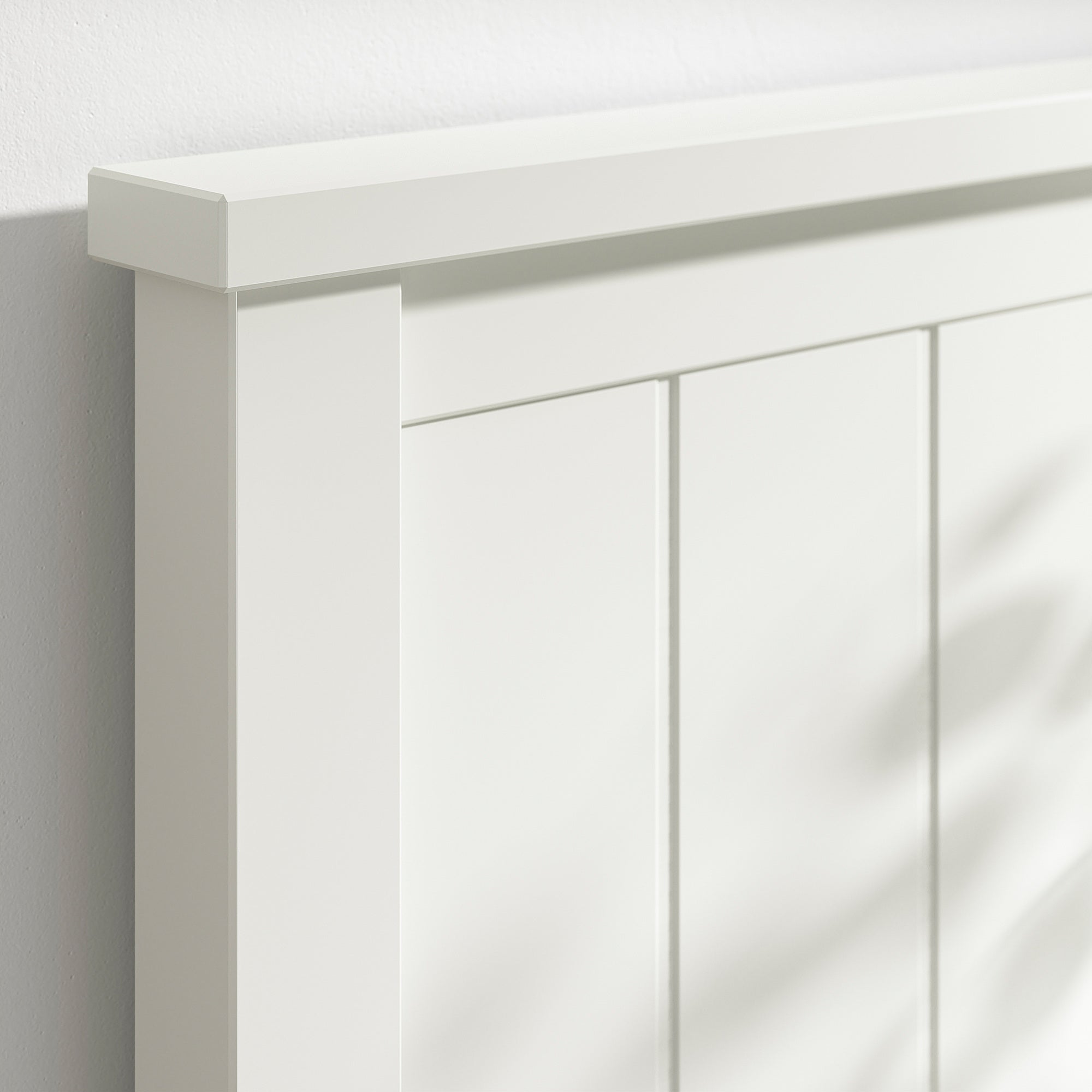 GULLABERG bed frame with 2 storage boxes, white/Lönset, 90x200 cm