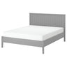 GULLABERG bed frame, grey/Lindbåden, 160x200 cm
