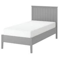 GULLABERG bed frame, grey/Lindbåden, 90x200 cm