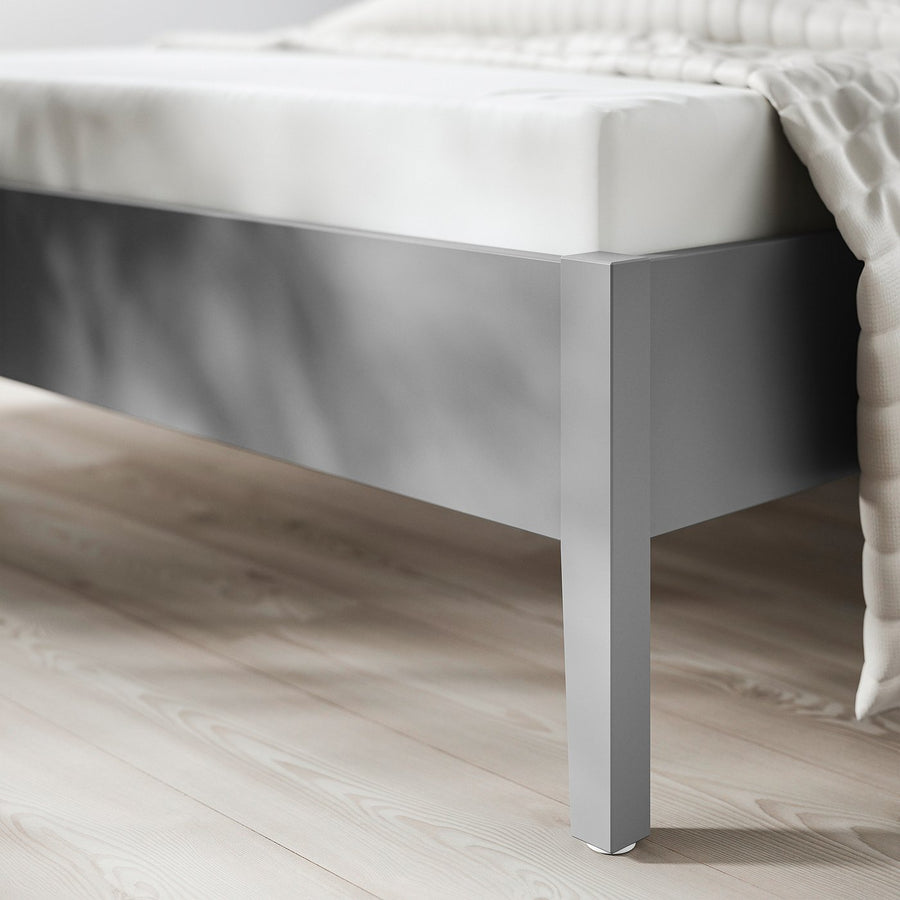 GULLABERG bed frame, grey/Lindbåden, 200x90 cm