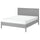 GULLABERG bed frame, grey/Lönset, 160x200 cm