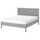 GULLABERG bed frame, grey/Lönset, 140x200 cm
