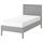 GULLABERG bed frame, grey/Lönset, 90x200 cm
