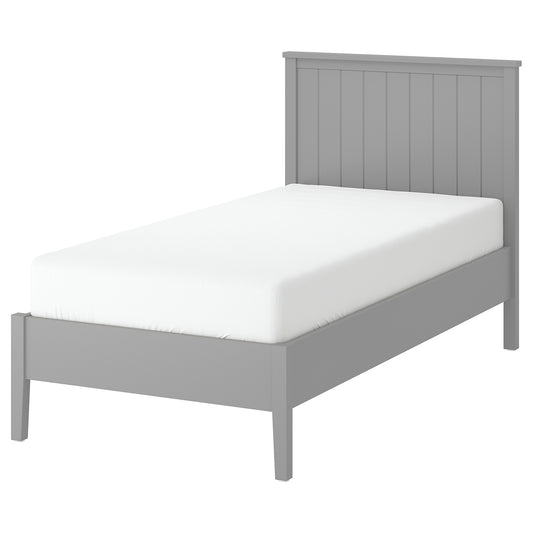 GULLABERG bed frame, grey/Lönset, 90x200 cm