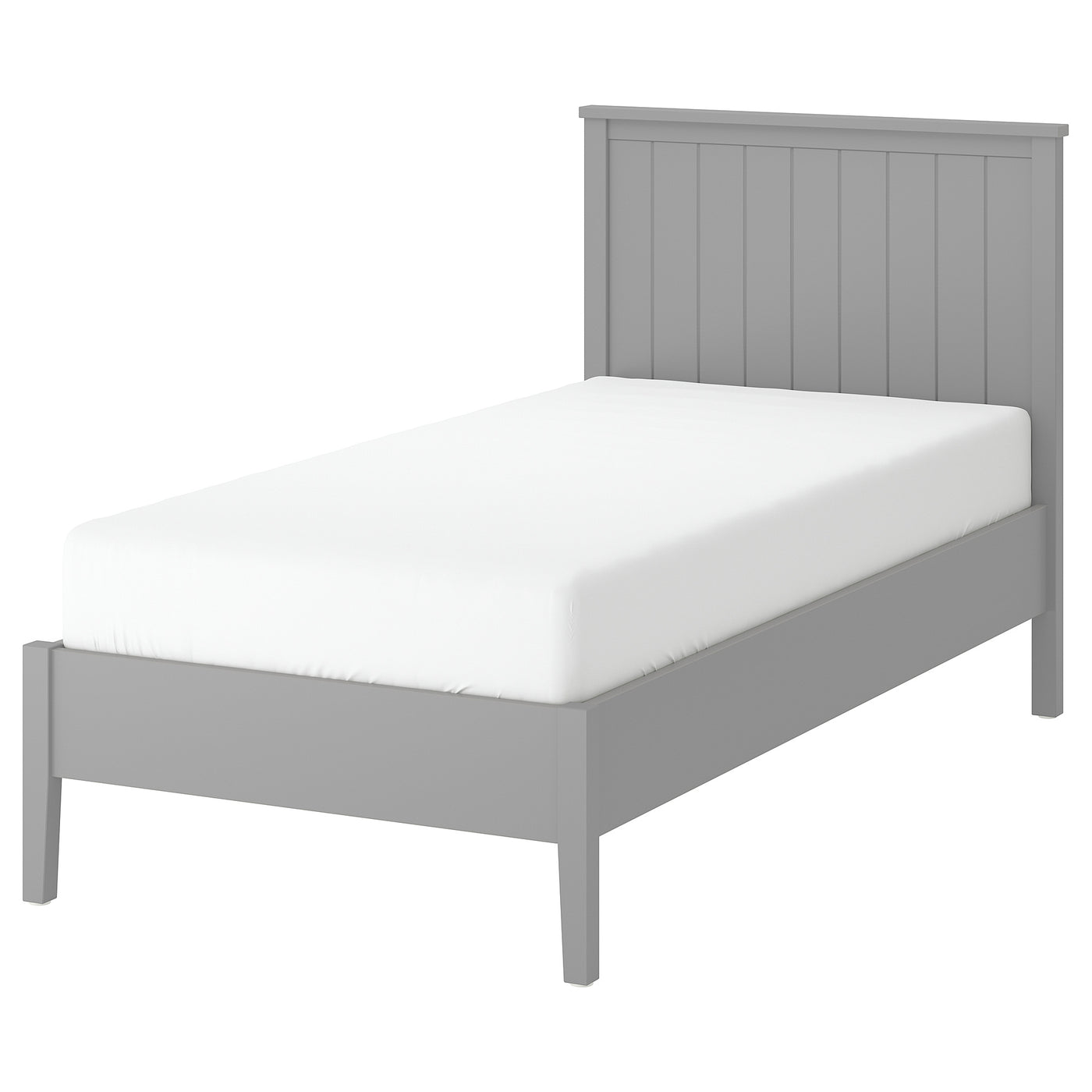 GULLABERG bed frame, grey/Luröy, 90x200 cm