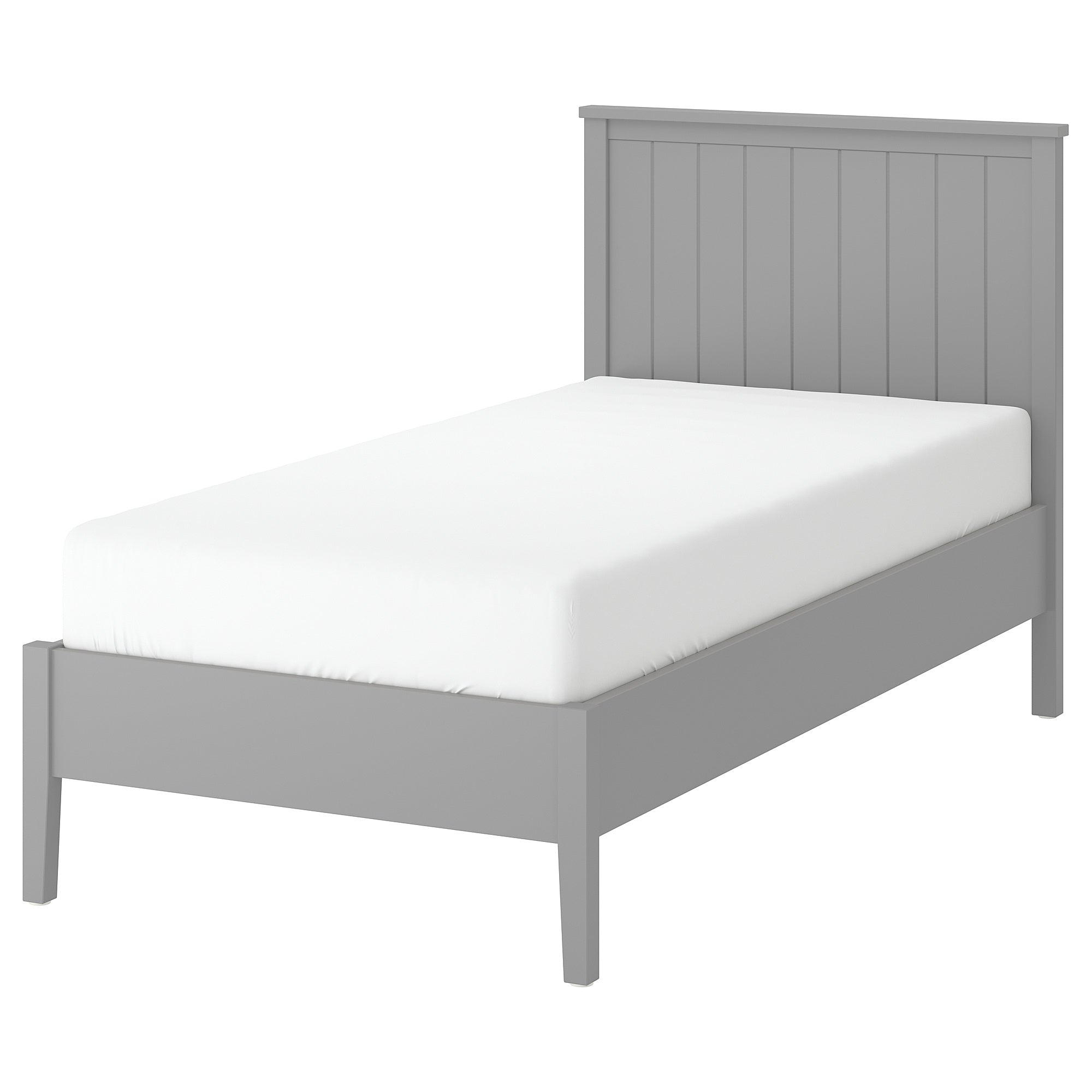 GULLABERG bed frame, grey/Luröy, 90x200 cm