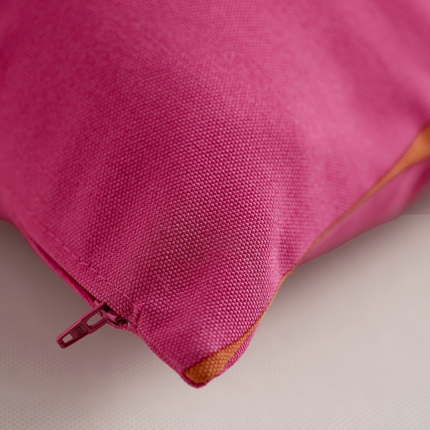 GULLBERGSÖ cushion cover, bright pink bright orange/outdoor indoor, 50x50 cm