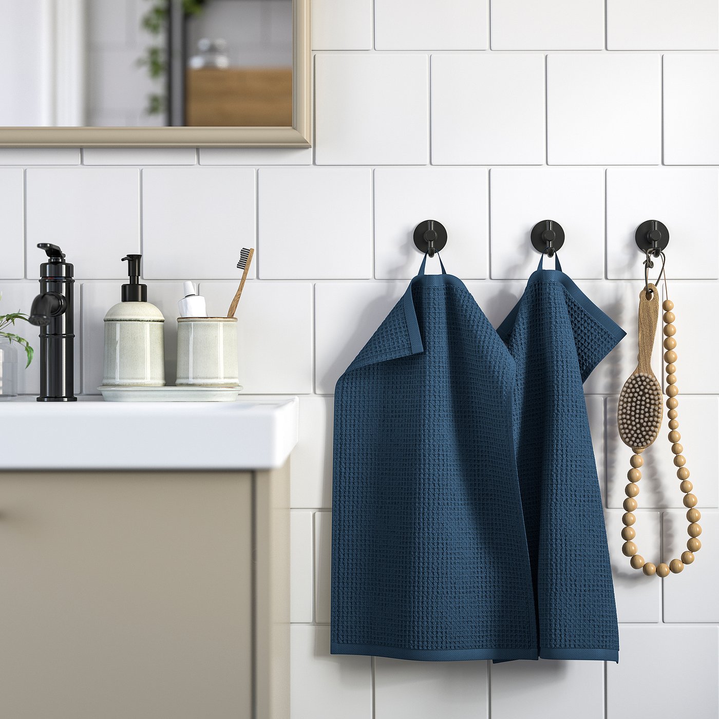 GULLDYNA guest towel, dark blue, 30x50 cm