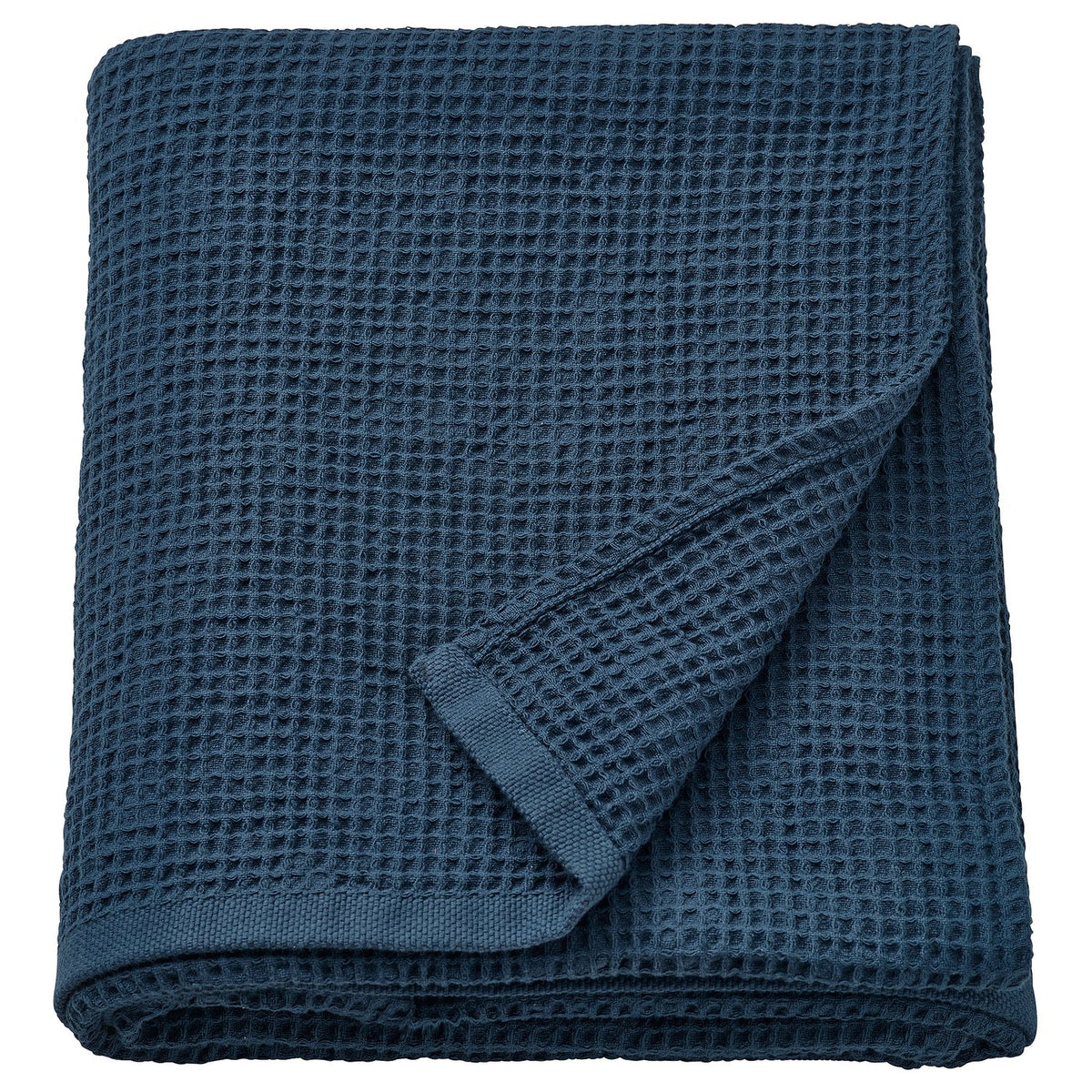 GULLDYNA bath sheet, dark blue, 100x150 cm