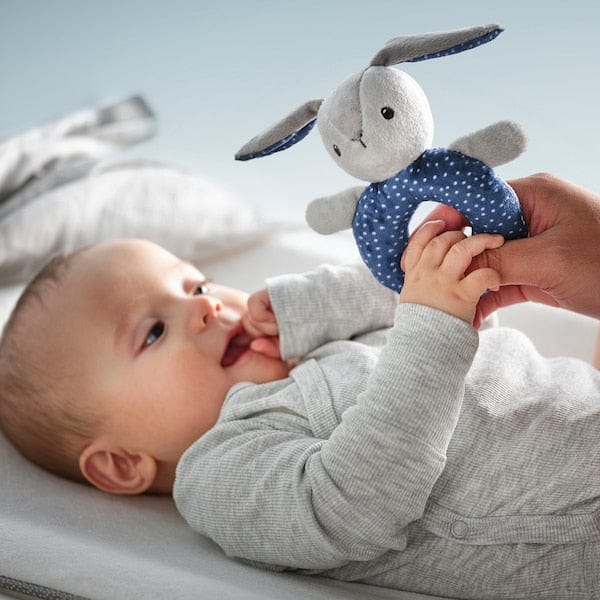 Ikea GULLIGAST - Rattle, grey/blue