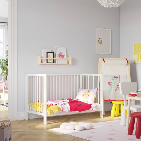 GULLIVER Cot - white 60x120 cm , 60x120 cm