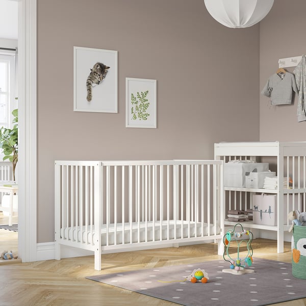 GULLIVER Cot - white 60x120 cm , 60x120 cm