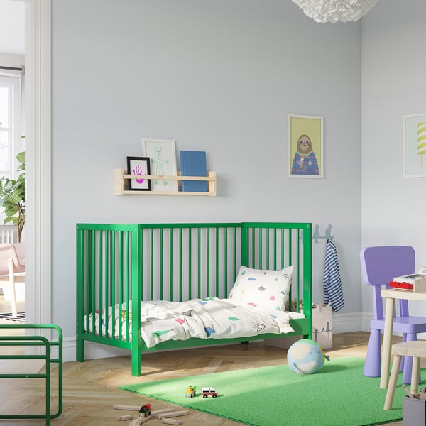 GULLIVER - GULLIVER Cot, green, 60x120 cm