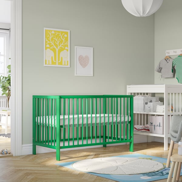 GULLIVER - GULLIVER Cot, green, 60x120 cm