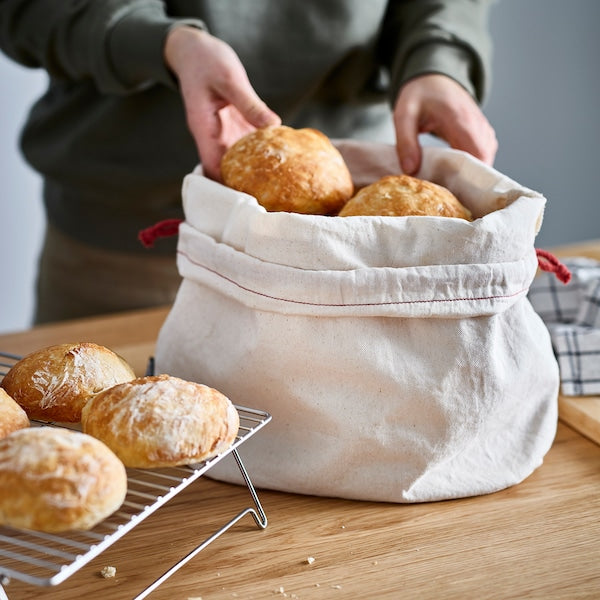 Ikea GULLRISMOTT - Food bag, for bread,29x22x20 cm