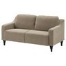 GULLVALLA 2-seat sofa, Silkeryd dark grey-beige, 142 cm