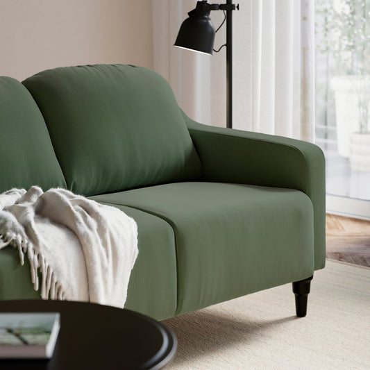 GULLVALLA 2-seat sofa, Silkeryd grey-green, 142 cm