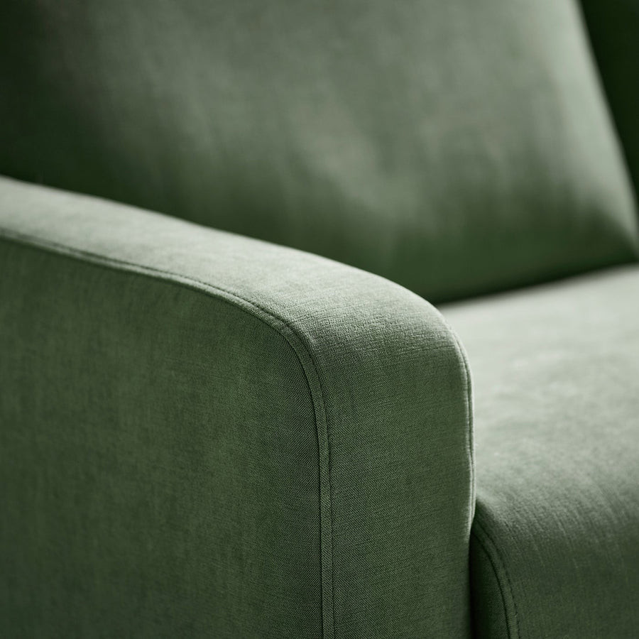 GULLVALLA 2-seat sofa, Silkeryd grey-green, 142 cm
