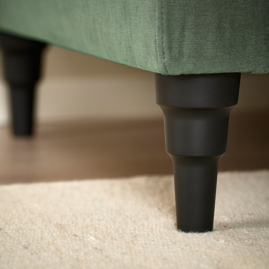 GULLVALLA 2-seat sofa, Silkeryd grey-green, 142 cm