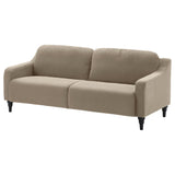 GULLVALLA 3-seat sofa, Silkeryd dark grey-beige, 182 cm