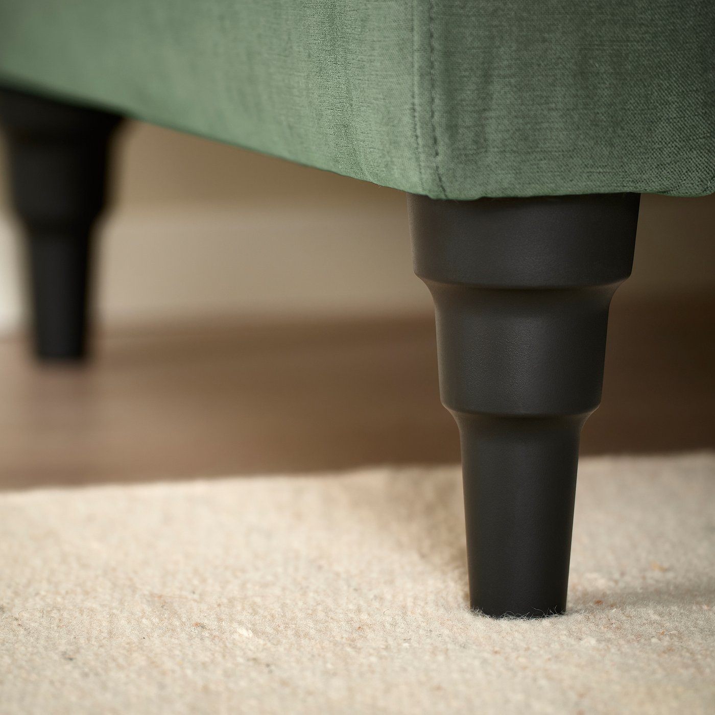 GULLVALLA 3-seat sofa, Silkeryd grey-green, 182 cm