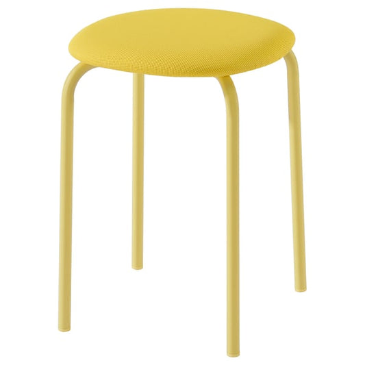GULTARP stool, light yellow/Remmarn yellow