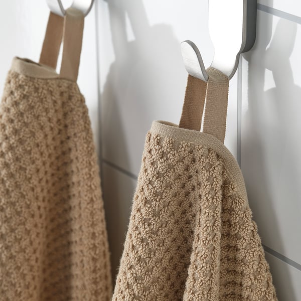 GULVIAL - GULVIAL Bath towel, beige, 70x140 cm
