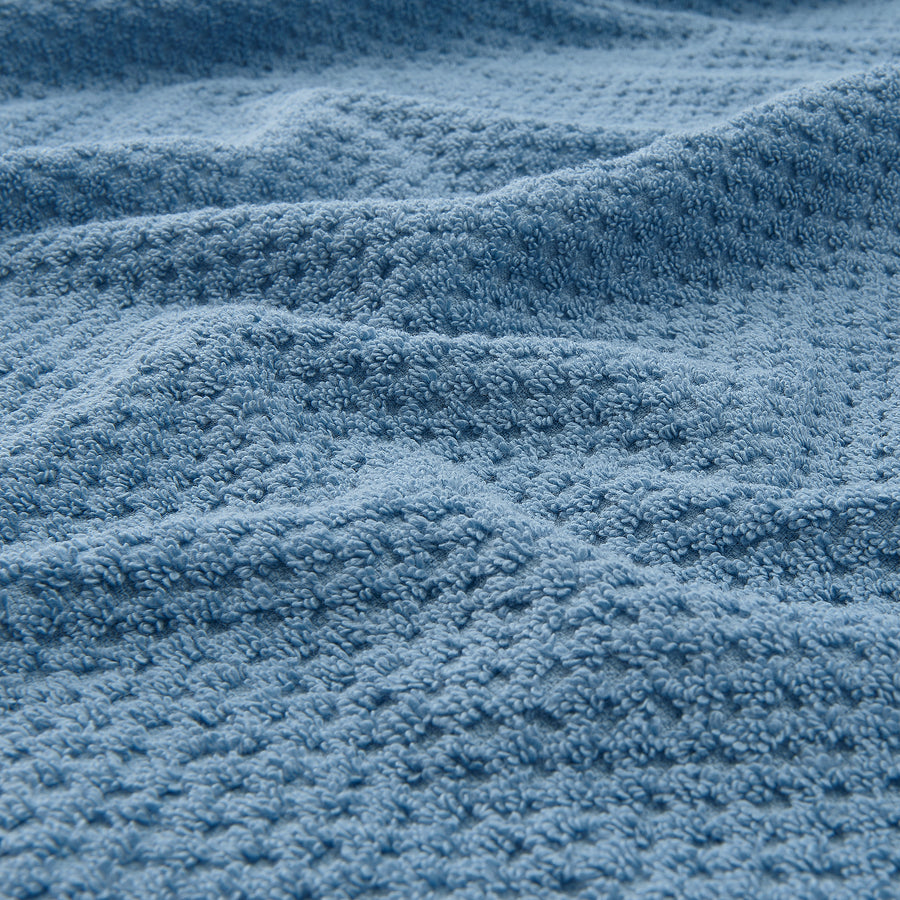 GULVIAL bath towel, dark grey-blue, 140x70 cm