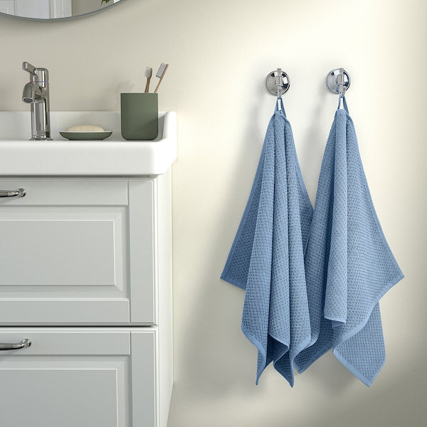 GULVIAL - Hand towel, dark grey-blue, 50x100 cm