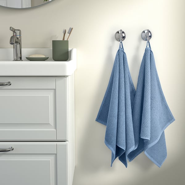 GULVIAL hand towel, dark grey-blue, 50x100 cm