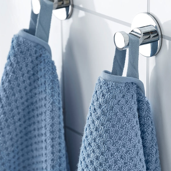 GULVIAL - Bath towel, dark grey-blue, 70x140 cm