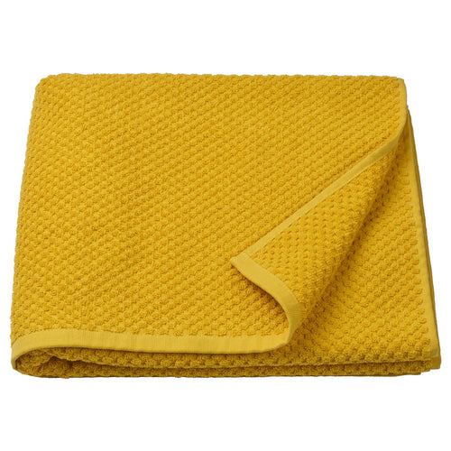 GULVIAL bath towel, yellow, 140x70 cm